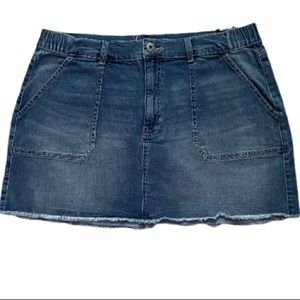 Denim Mini Skirt